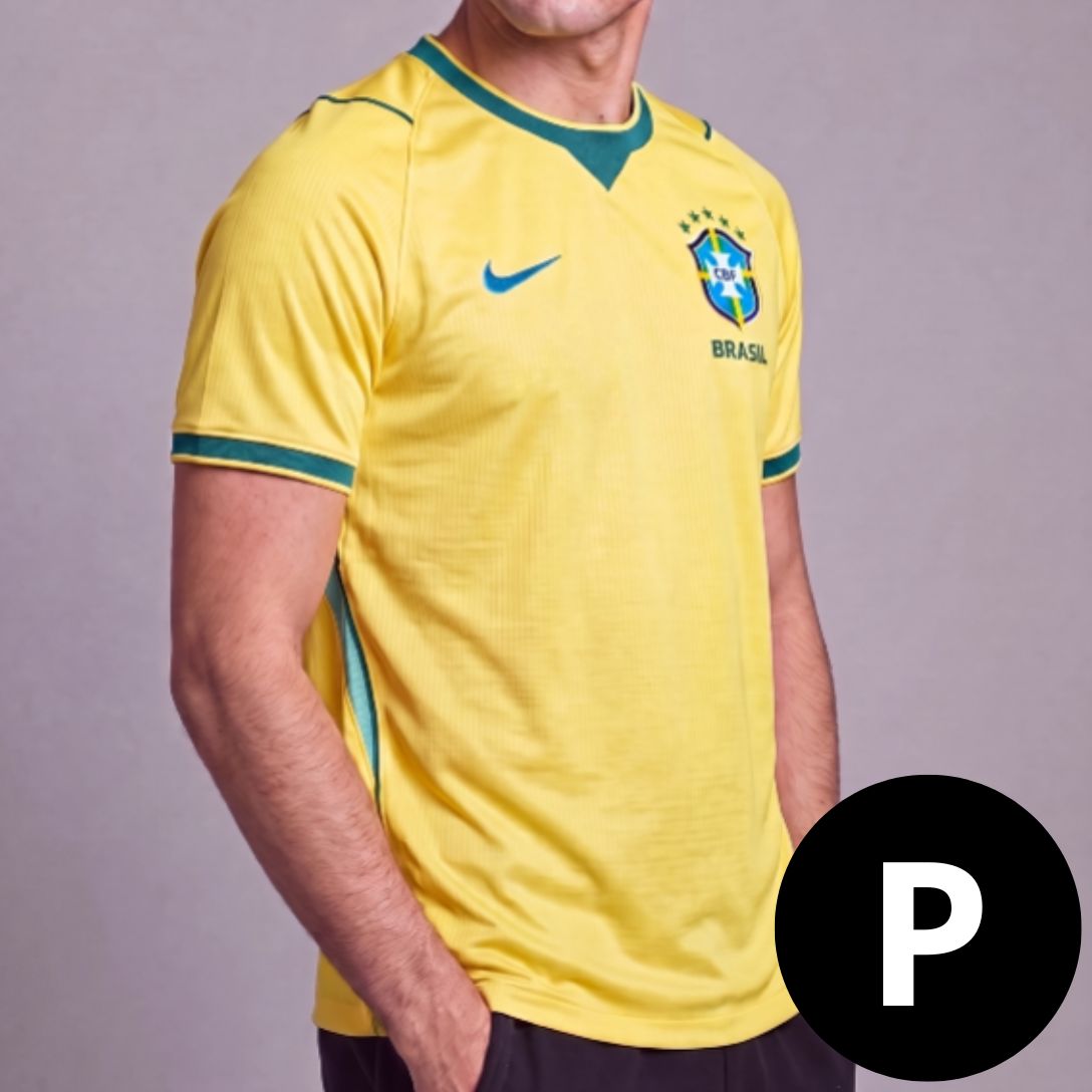 Camisa Torcedor Seleção Brasil Amarela I 26/27