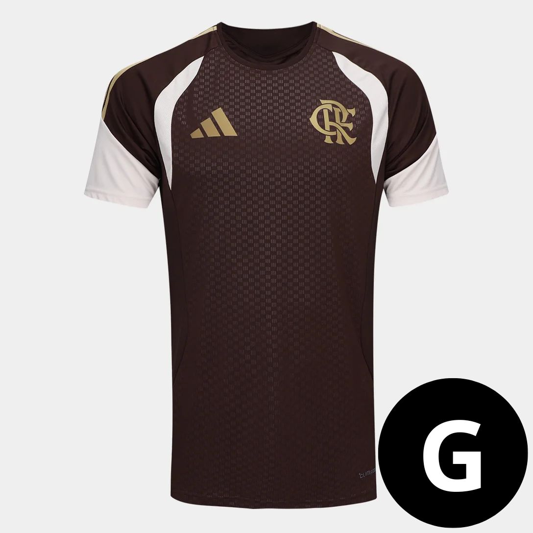 Camisa Flamengo Treino Marrom 26/27