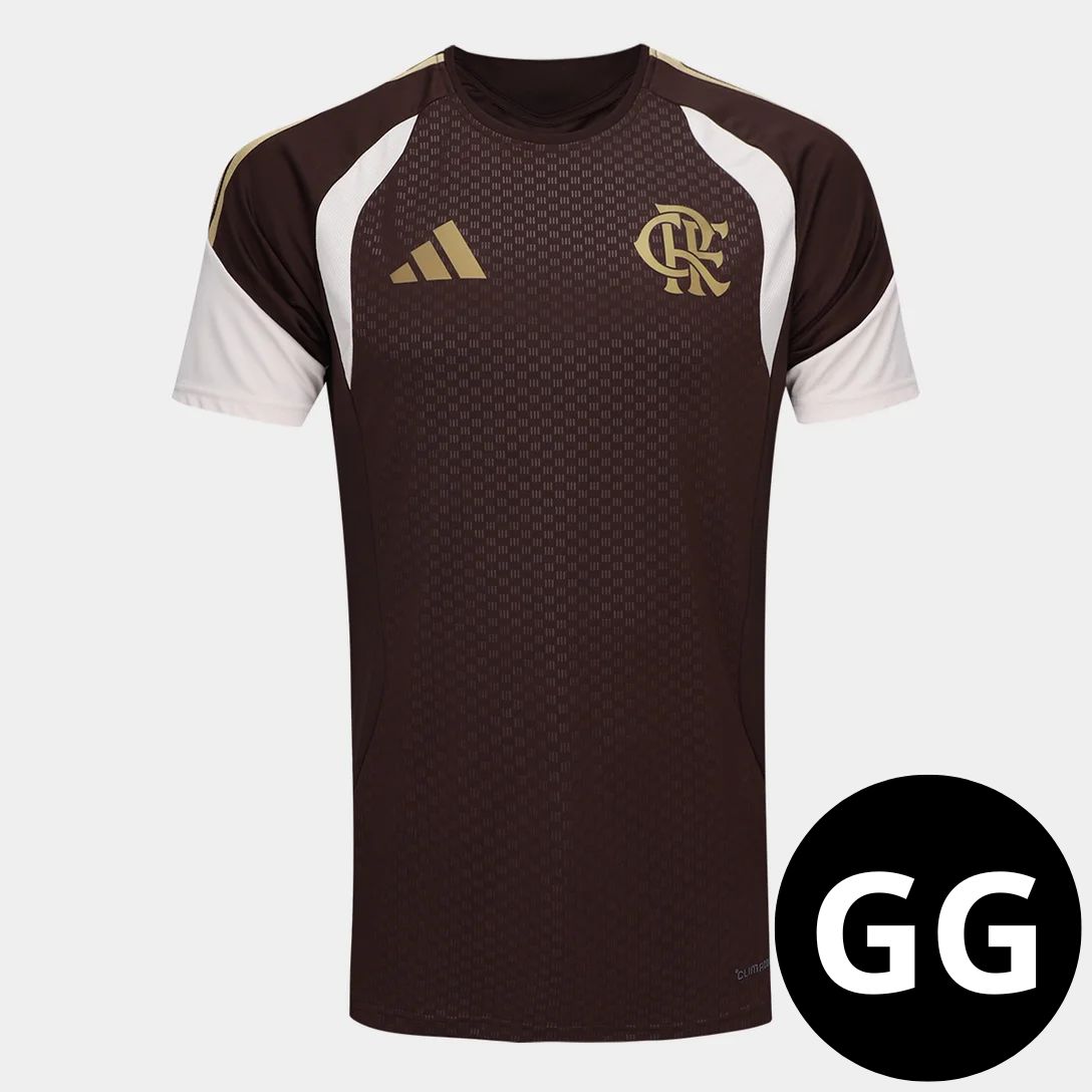 Camisa Flamengo Treino Marrom 26/27