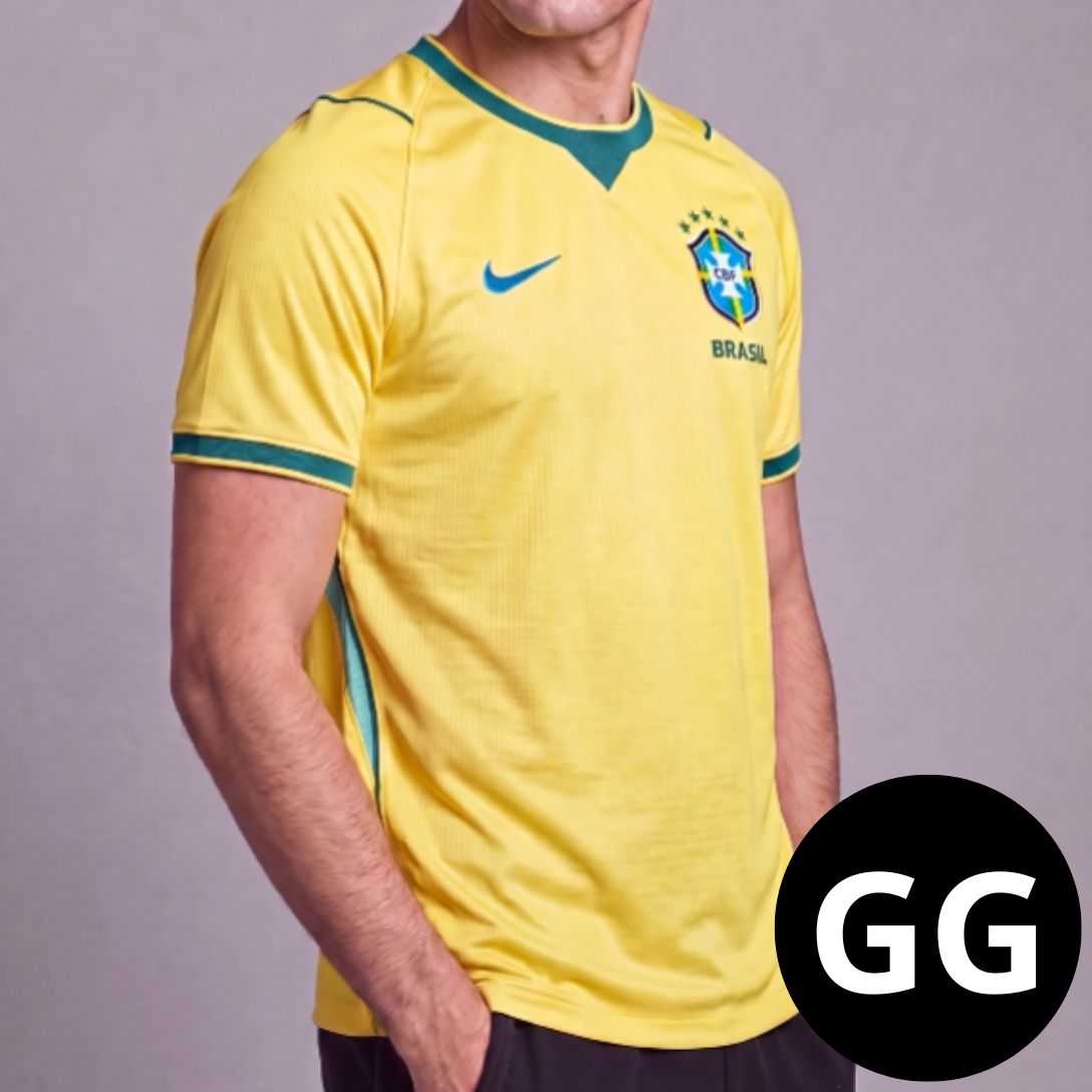 Camisa Torcedor Seleção Brasil Amarela I 26/27