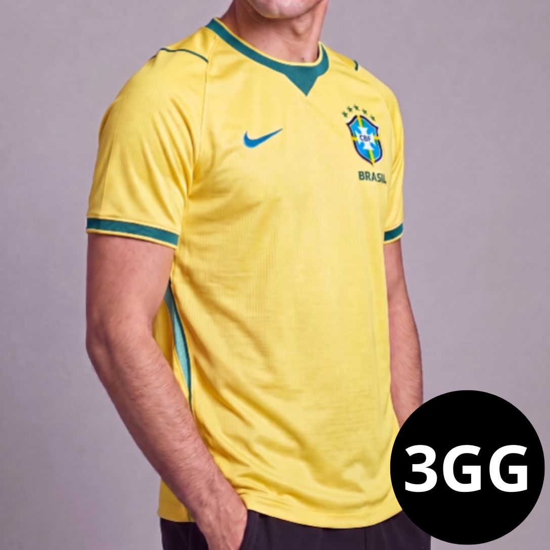 Camisa Torcedor Seleção Brasil Amarela I 26/27