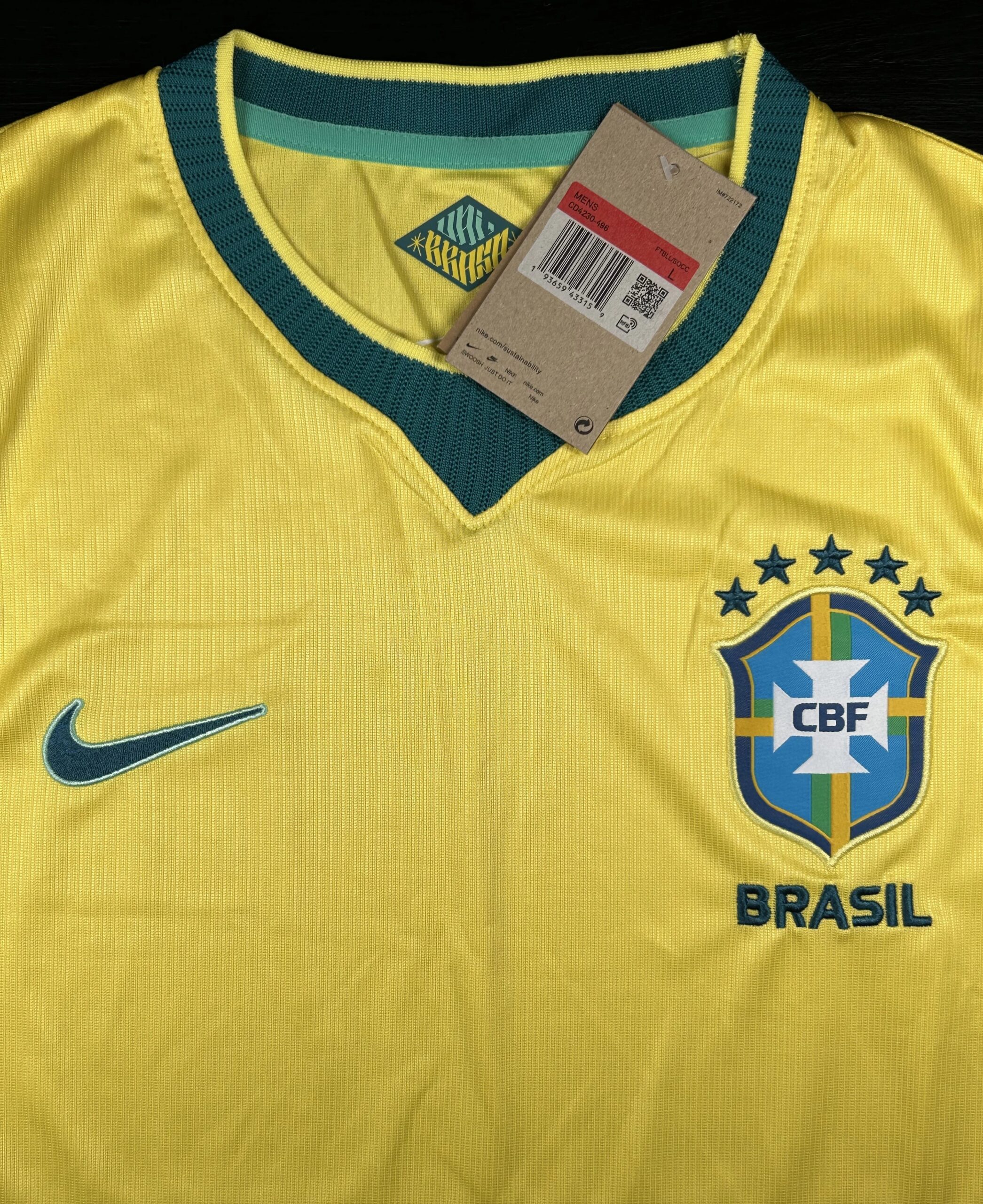 Camisa Torcedor Seleção Brasil Amarela I 26/27