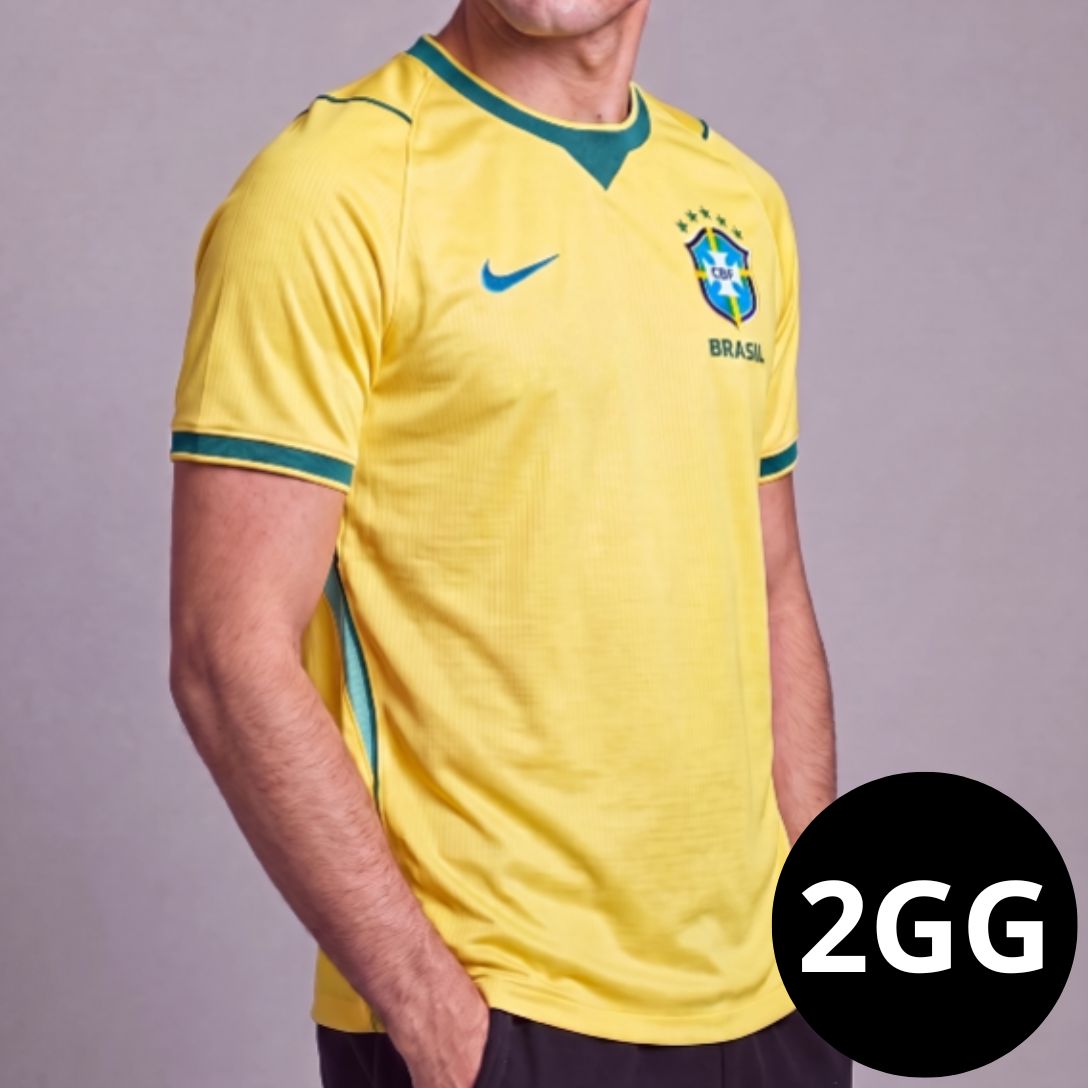 Camisa Torcedor Seleção Brasil Amarela I 26/27