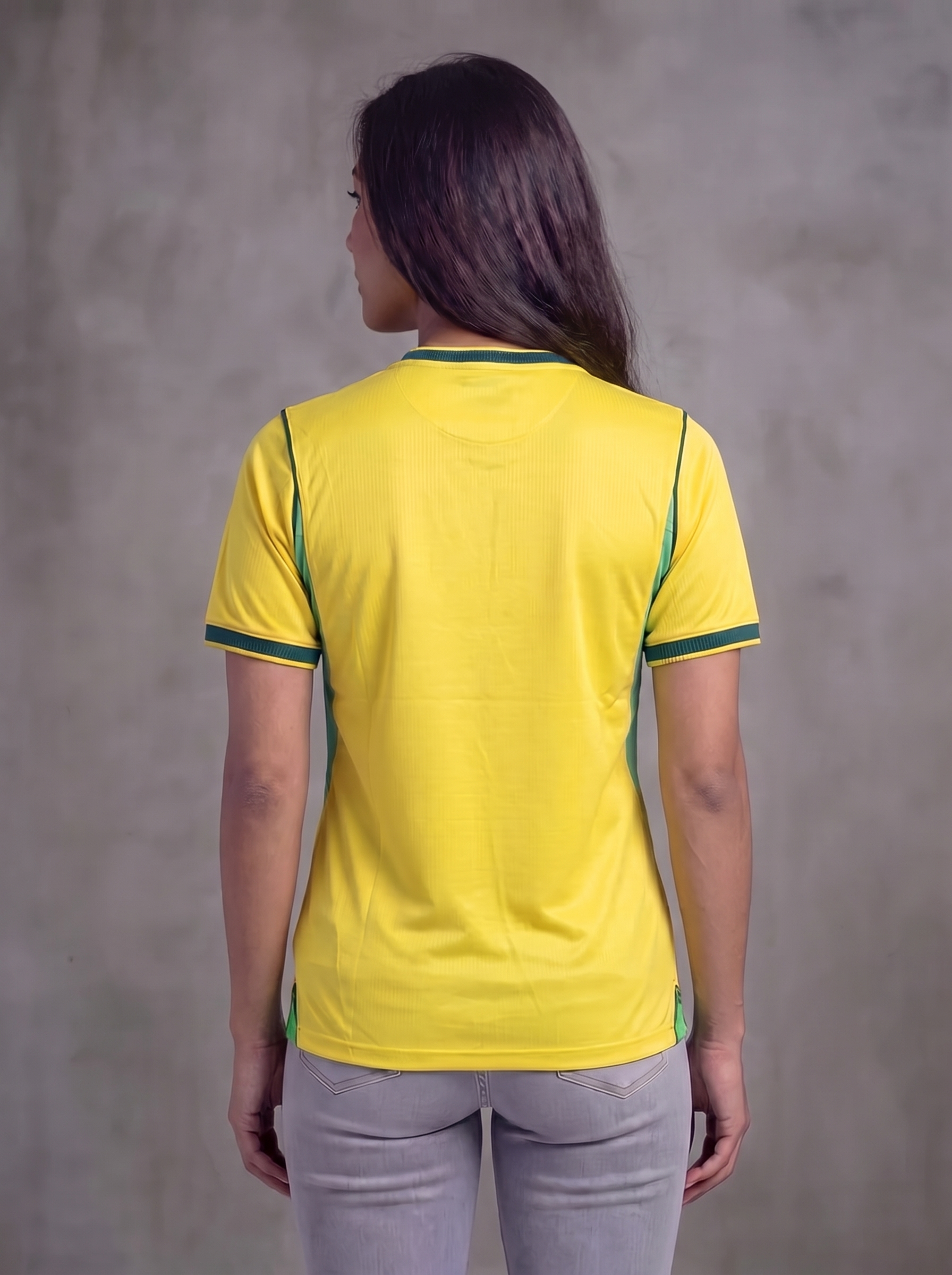 Camisa Feminina Seleção Brasil Amarela I 26/27