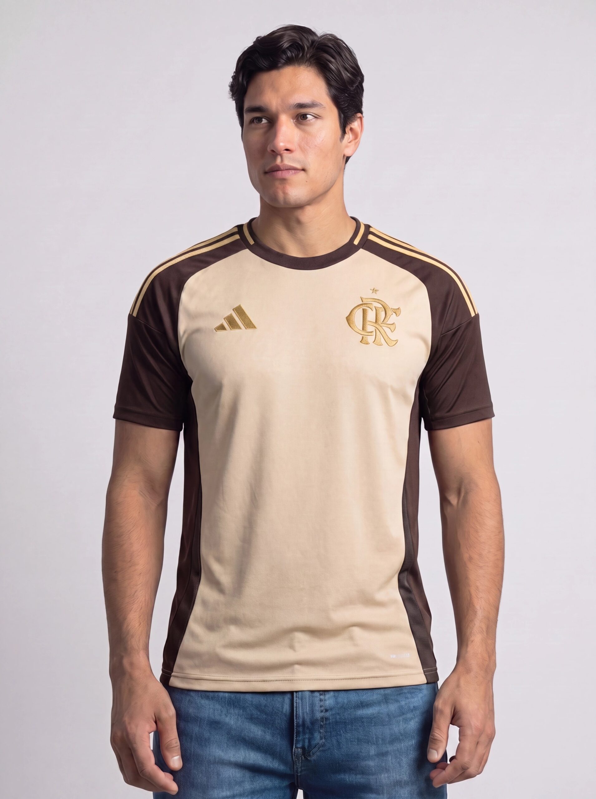 Camisa Flamengo Treino Bege 26/27