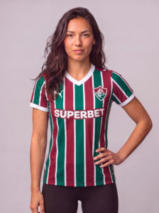 Camisa Feminina Fluminense Listrada I 26/27