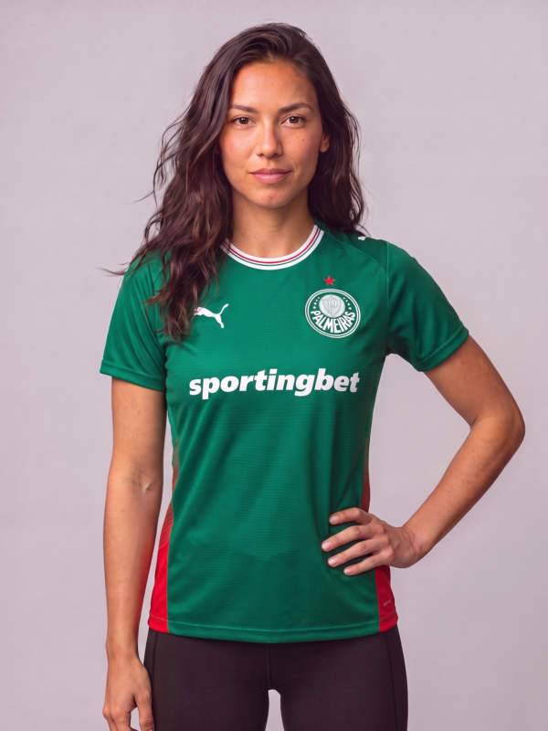 Camisa Feminina Palmeiras Verde I 26/27