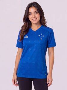 Camisa Cruzeiro Feminino Azul I 26/27
